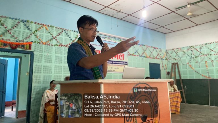 A seminar on the Roman script movement of Bodo people in Assam is held today at the College Auditorium